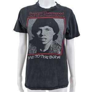 George Thorogood 1982 Original Vintage Tee Black M